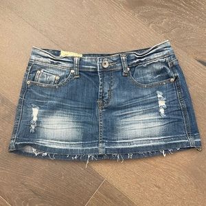 SeXy!! Machine Jeans mini denim skirt, size Medium!